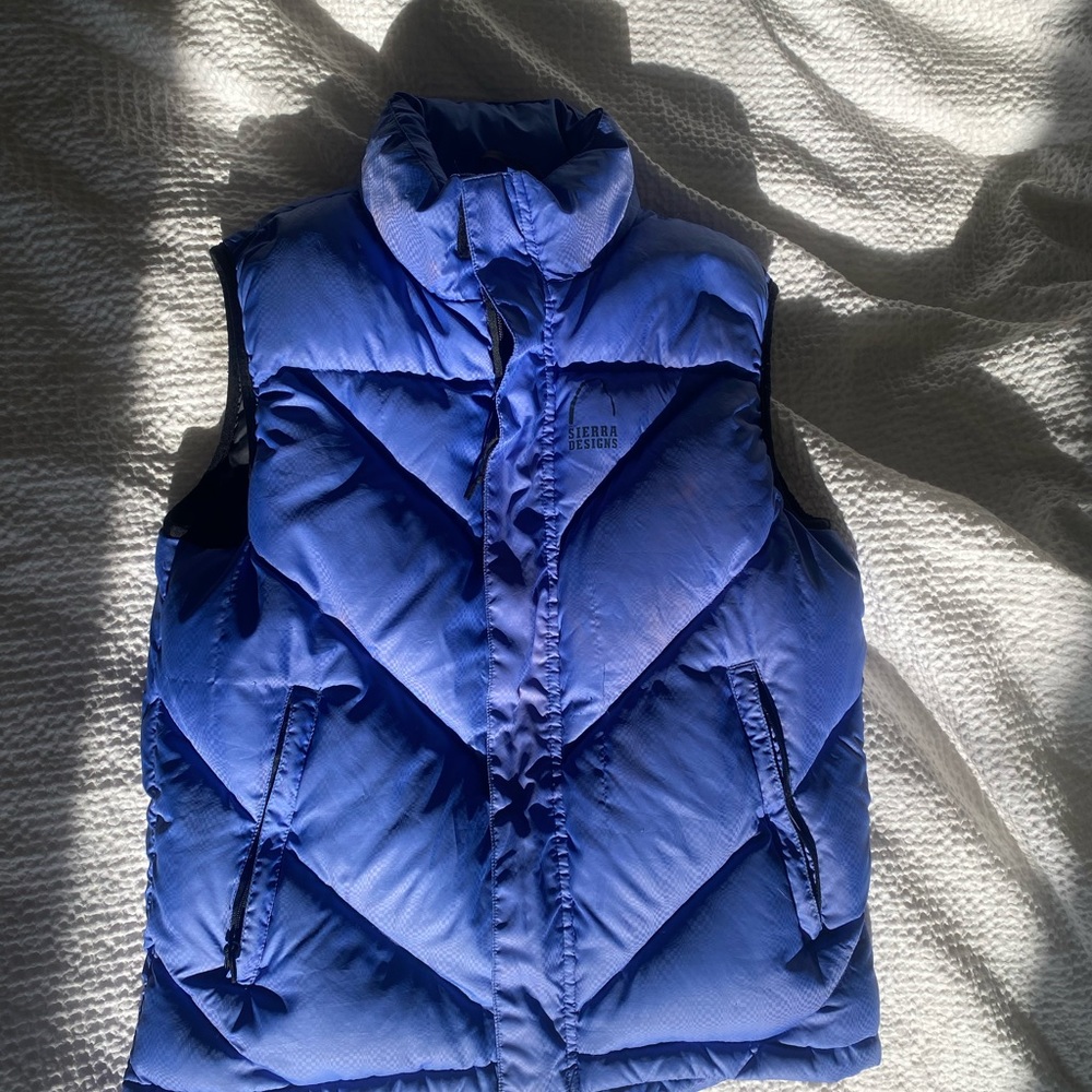Sierra designs bluish purple puffer vest